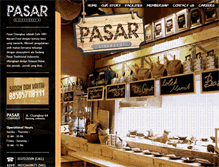 Tablet Screenshot of pasar-group.com